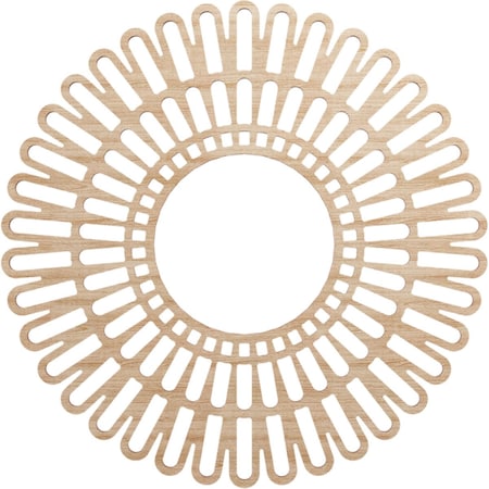 Ekena Millwork Cornelius Wood Fretwork Pierced Ceiling Medallion, Alder, 22"OD x 8 1/8"ID x 1/4"T CMWP22X0250CRAL